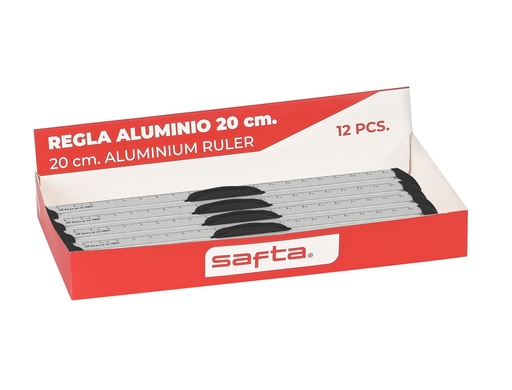 [230672] Regla aluminio safta 20 cm
