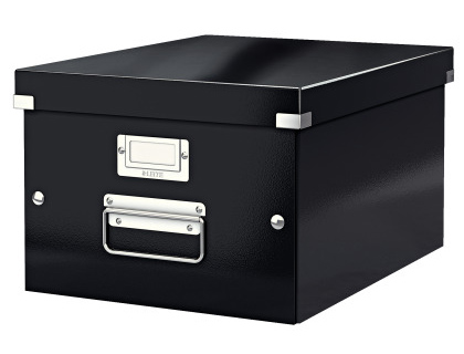 [240671] Caja almacenamiento leitz click&store wow carton reciclado color negro 281x200x369 mm