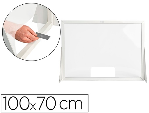 [159783] Pantalla de proteccion q-connect carton formato horizontal 100x70 cm