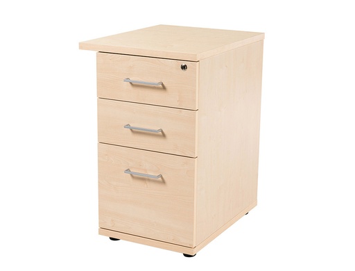 [36457] Cajonera rocada con 2 cajones y 1 carpetero serie store 72x50x60 acabado aa01 haya/haya