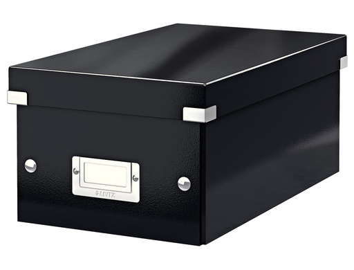 [241095] Caja almacenamiento leitz click & store dvd box color negro 206x147x352 mm