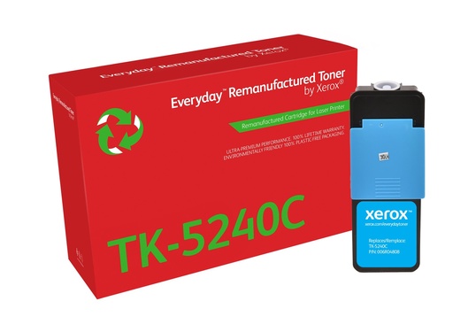 [62288] [006R04808] XEROX Everyday Remanufactured Toner Cian para Kyocera TK-5240C