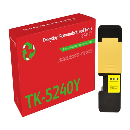 [006R04811] XEROX Everyday Remanufactured Toner Amarillo para Kyocera TK-5240Y