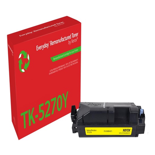 [006R04815] XEROX Everyday Remanufactured Toner Amarillo para Kyocera TK-5270Y
