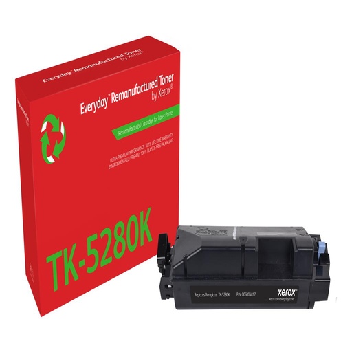 [006R04817] XEROX Everyday Remanufactured Toner Negro para Kyocera TK-5280K