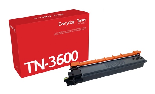 [62433] [006R04866] XEROX Everyday Toner Negro para Brother TN3600, Standard Capacity