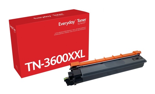 [62434] [006R04868] XEROX Everyday Toner Negro para Brother TN3600XXL, Extra High Capacity