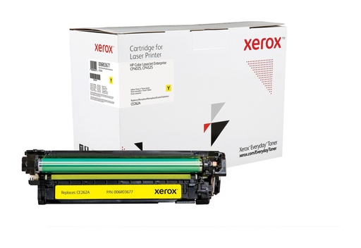 [40720] [006R03677] XEROX Everyday Toner para HP 647A Color LaserJet Enterprise CP4025(CE262A) Amarillo