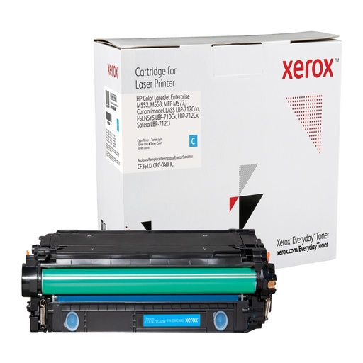 [40723] [006R03680] XEROX Everyday Toner para HP 508X Color LaserJet Enterprise M552(CF361X CRG040HC) Cian
