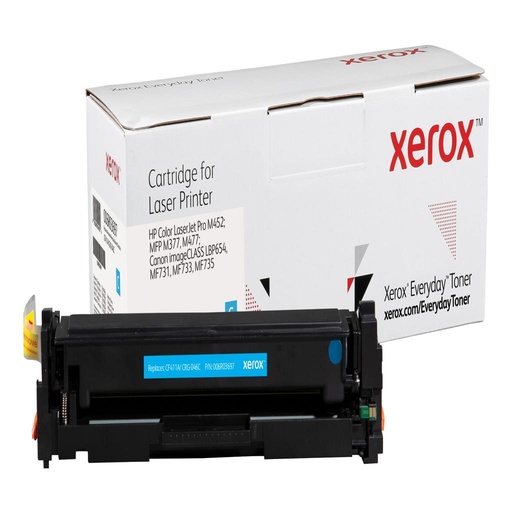 [40795] [006R03697] XEROX Everyday Toner para HP 410A Color LaserJet Pro M452. MFP M377(CF411A CRG046C) Cian