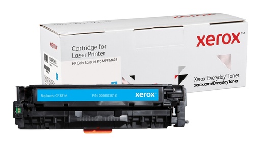 [40820] [006R03818] XEROX Everyday Toner para HP312A Color LaserJet Pro MFP M47 (CF381A) Cian