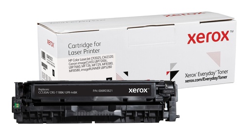 [40823] [006R03821] XEROX Everyday Toner para HP 304A Color LaserJet CP2025(CC530A CRG118BK GPR44BK) Negro