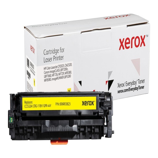 [40825] [006R03823] XEROX Everyday Toner para HP 304A Color LaserJet CP2025(CC532A CRG118Y GPR44Y) Amarillo