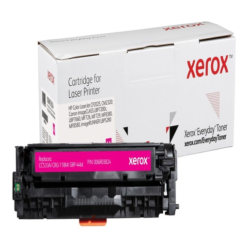 [40826] [006R03824] XEROX Everyday Toner para HP 304A Color LaserJet CP2025(CC533A CRG118M GRP44M) Magenta