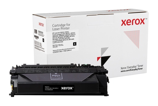 [40828] [006R03839] XEROX Everyday Toner para HP 05X LaserJet P2055(CE505X CRG119II GPR41) Negro