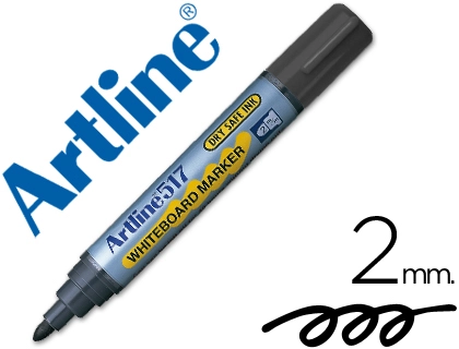 [15475] Rotulador artline pizarra ek-517 negro punta redonda 2 mm tinta de bajo olor
