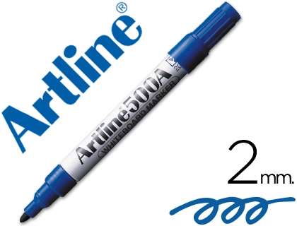 [11746] Rotulador artline pizarra ek-500 azul punta redonda 2 mm recargable