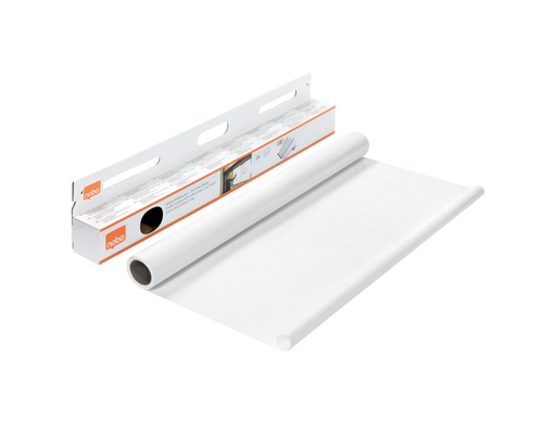 [242883] Hoja de borrado en seco nobo instant blanco liso 600x800 mm rollo de 25 unidades
