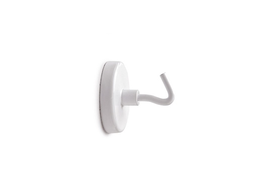 [173388] Iman maul de potencia con gancho 36 cm diametro peso max. 6 kg color blanco pack de 5 unidades