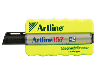 [77376] Borrador artline pizarra blanca magnetico con rotulador ek-157 negro