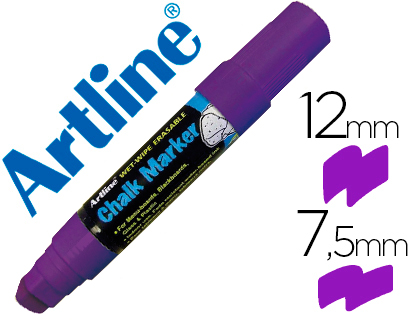 [52818] Rotulador artline pizarra verde negra epw-12 mm color violeta