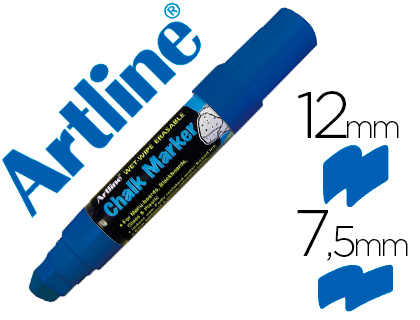 [52814] Rotulador artline pizarra verde negra epw-12 mm color azul