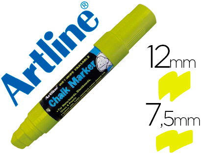 [52813] Rotulador artline pizarra verde negra epw-12 mm color amarillo