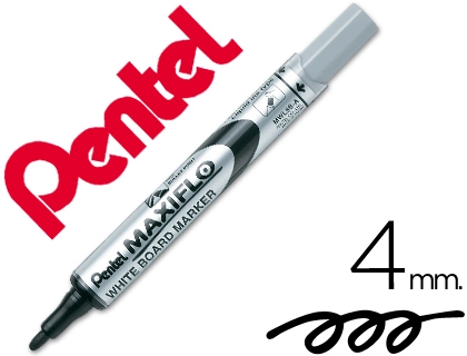 [45796] Rotulador maxiflo pentel para pizarra blanca color negro