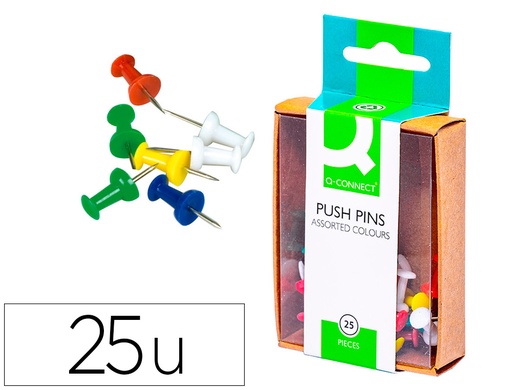 [28730] Señalizador de planos q-connect caja de 25 unidades colores surtidos