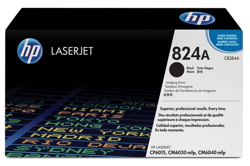 [12375] [CB384A] HP Laserjet Color CP6015, CM6030/6040 Tambor Negro
