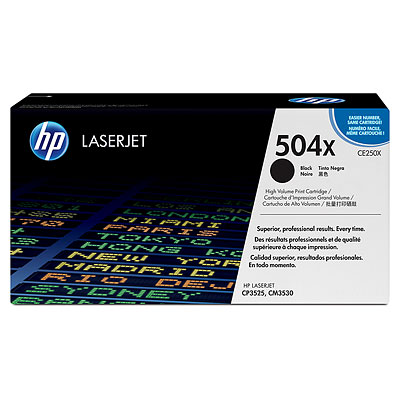 [12382] [CE250X] HP Laserjet CP3525 Toner Negro (10.500 paginas)