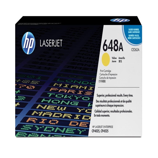 [12963] [CE262A] HP Laserjet CP/4025/4525/4525DN Toner Amarillo, 11.000 Paginas
