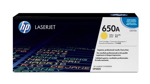 [13349] [CE272A] HP Laserjet CP 5525/Enterprise M750n Toner Amarillo 650A