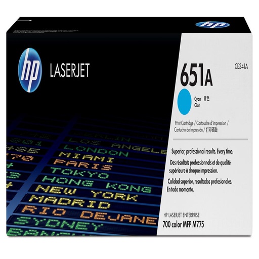 [17928] [CE341A] HP LaserJet Interprise 700MFP/M775 Toner Cian 651A