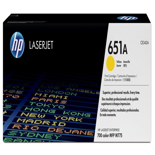 [17929] [CE342A] HP LaserJet Interprise 700MFP/M775 Toner Amarillo 651A