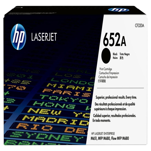 [20003] [CF320A] HP LaserJet Enterprise Flow MFP M680f 652A Toner Negro