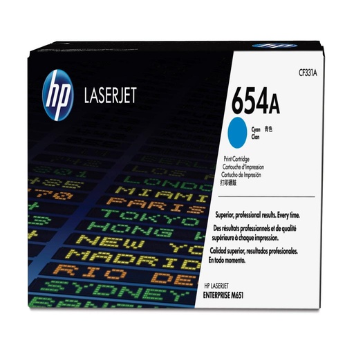 [20005] [CF331A] HP LaserJet 654A Toner Cian
