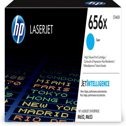 [32681] [CF461X] HP LaserJet Enterprise M652 Toner Cyan Alto 656X