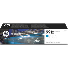 [32640] [M0J90AE] HP PageWide Pro 750/772/777 Cartucho 991X de alta capacidad cian