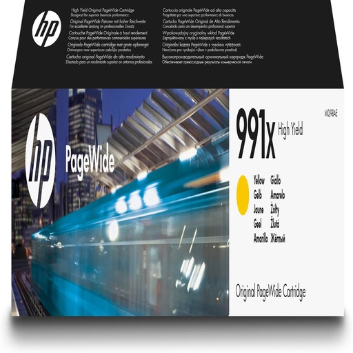 [32641] [M0J98AE] HP PageWide Pro 750/772/777 Cartucho 991X de alta capacidad amarillo