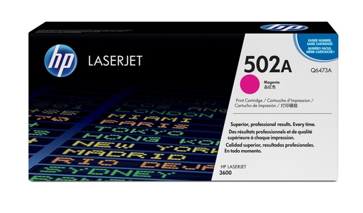 [5864] [Q6473A] DESCATALOGADO - HP Laserjet Color 3600 Toner Magenta, 4.000 Paginas