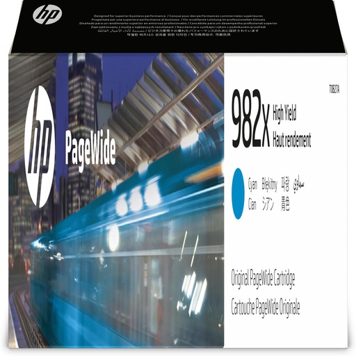 [32661] [T0B27A] HP PageWide Enterprise Color 765dn MFP 780dn 785z  Toner Cyan Alta capacidad 982X