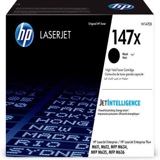 [40617] [W1470X] HP LaserJet M611,M612 Toner Negro 147X
