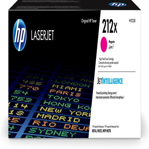 [41905] [W2123X] HP Toner LaserJet 212X M578 M555 Magenta Alta capacidad