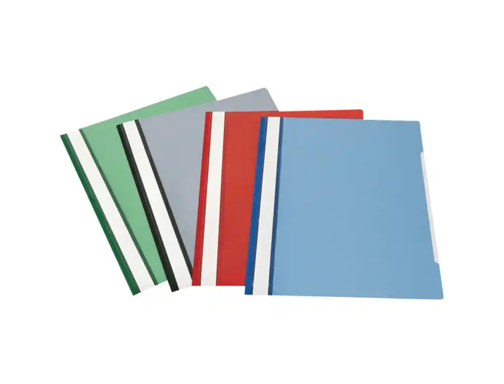 [242826] Carpeta dossier fastener esselte mod.126 din a4 pvc mecanismo metalico color azul marino caja de 50 unidades