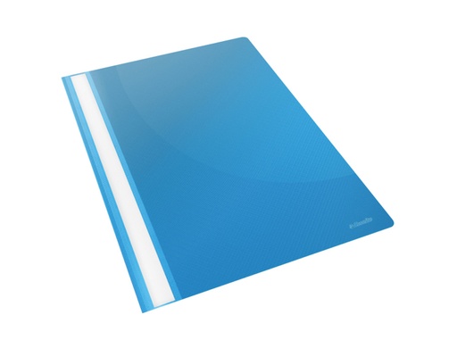[242824] Carpeta dossier fastener esselte din a4 polipropileno mecanismo plastico color azul vivida caja de 25 unidades