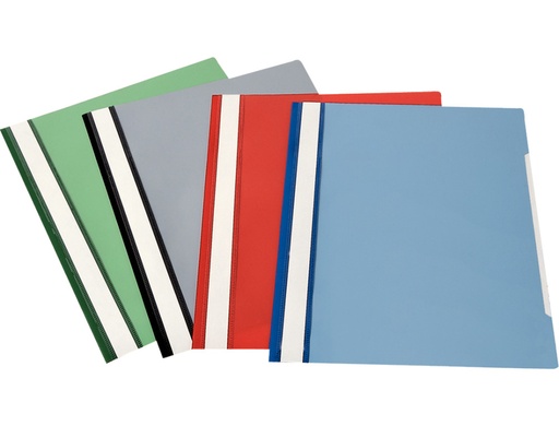 [241144] Carpeta dossier fastener plastico esselte 126 din a4 rojo caja de 50 unidades