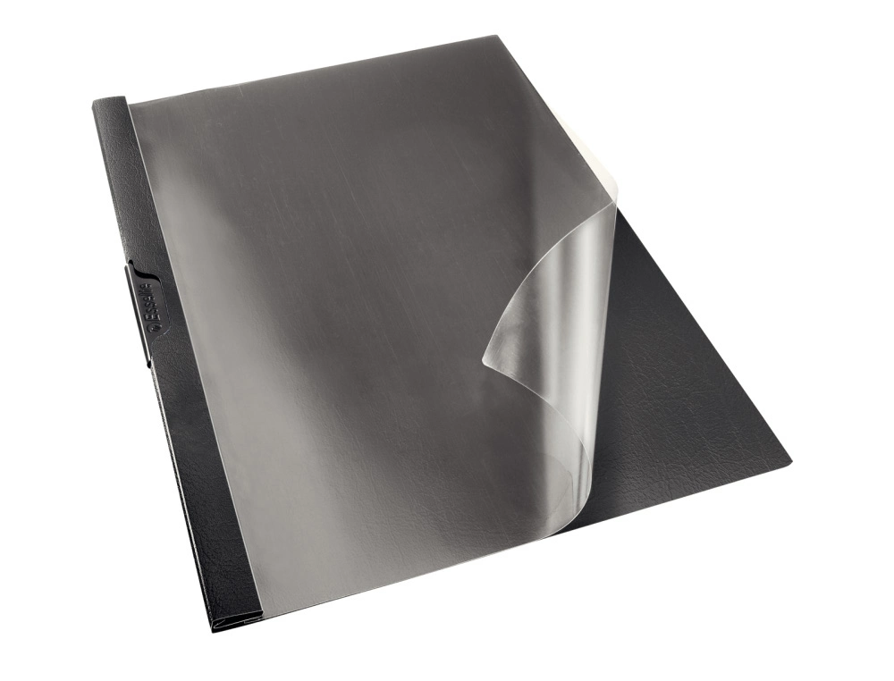 [241141] Carpeta dossier esselte pinza lateral din a4 negro capacidad 60 hojas
