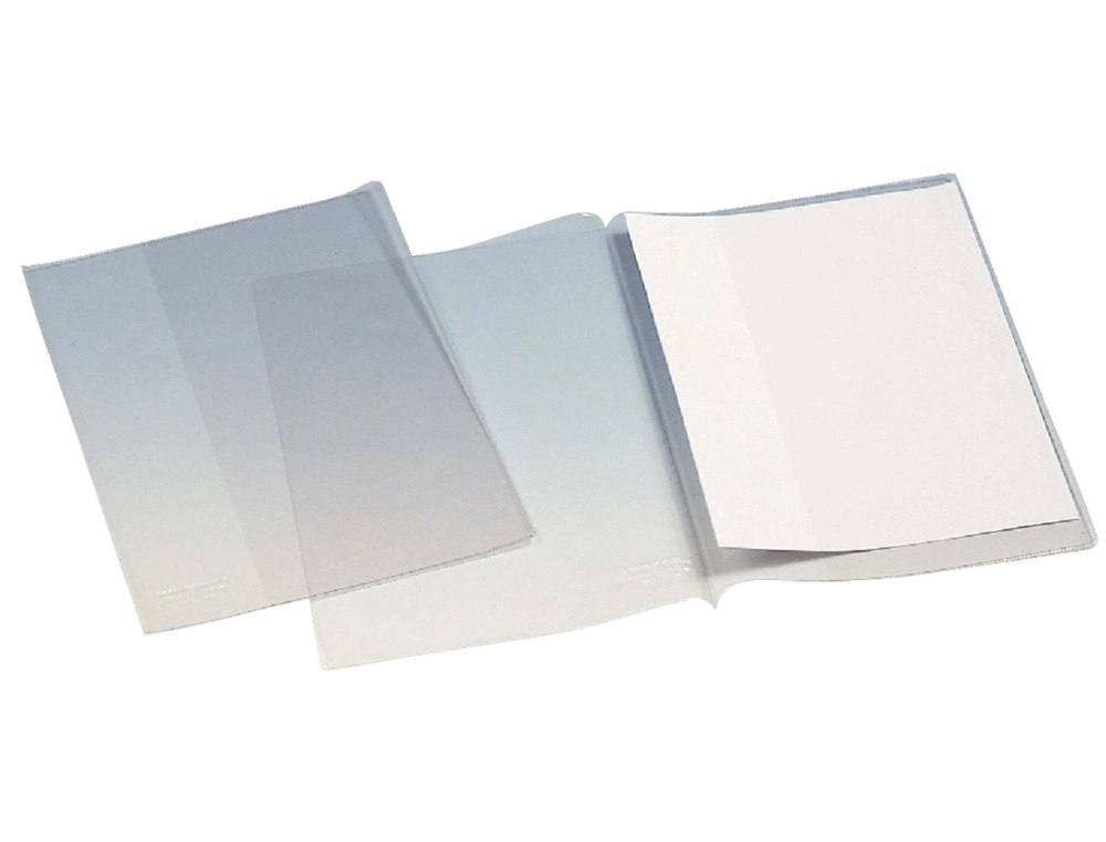 [241140] Carpeta dossier canguro esselte 133 folio pvc 140 mc transparente caja de 50 unidades