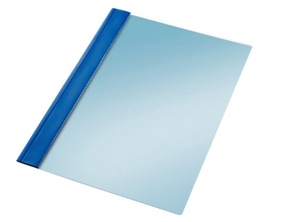 [240713] Carpeta dossier fastener plastico esselte folio 125 mc color azul caja de 50 unidades